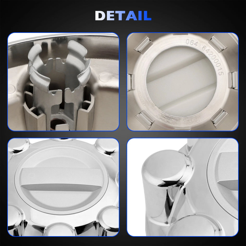 Chrome Wheel Center Hub Cap for Ford F250 F350 (2017–2022) HC3Z-1130-J