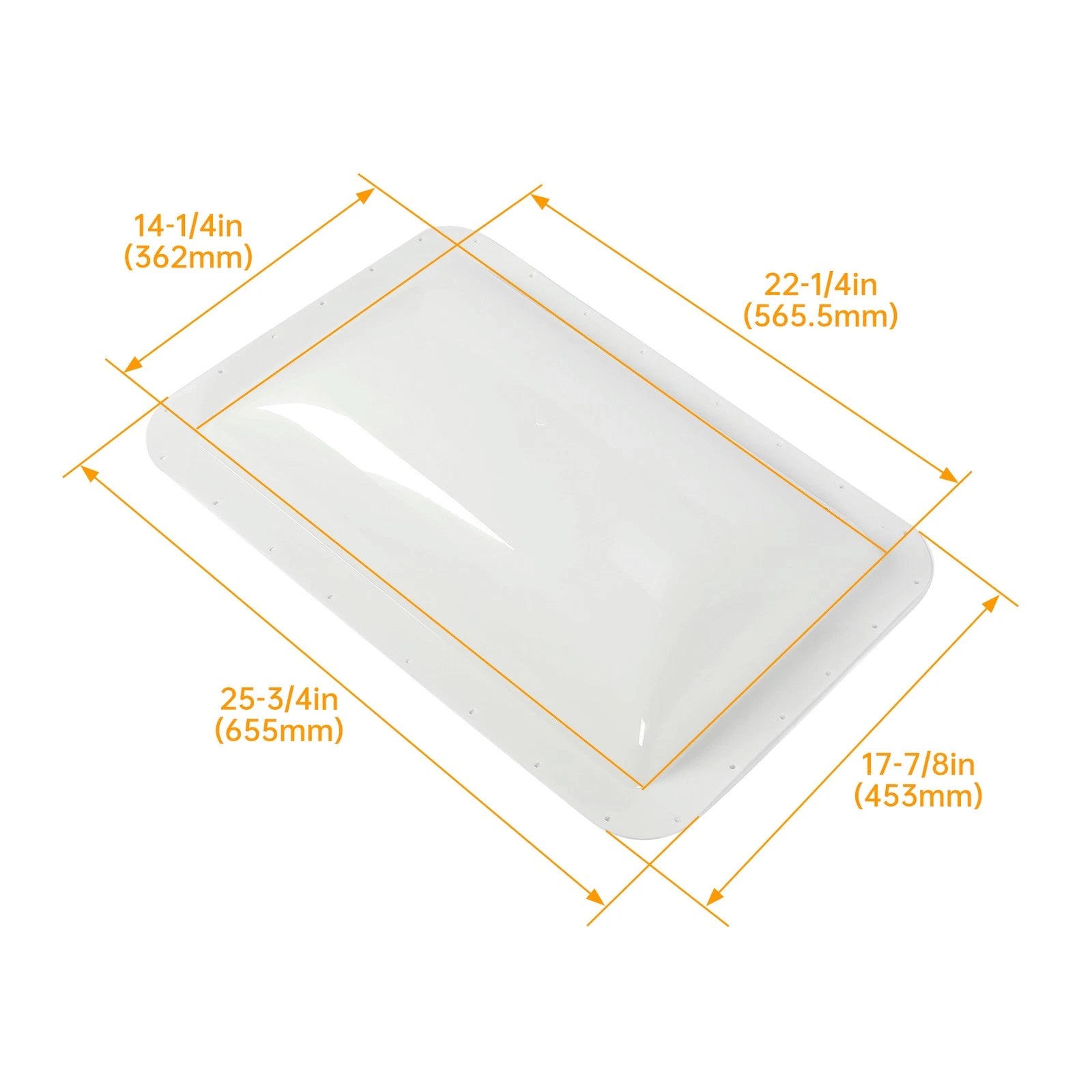 Skylight Cover for RV Camper (18" x 26")