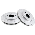 Drilled and Slotted Front Brake Rotors for Honda Odyssey (2005–2010)