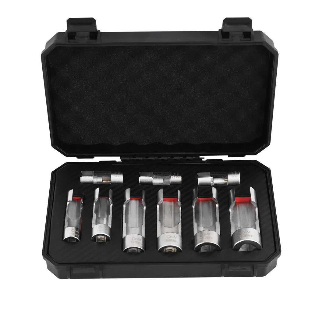 Diesel Injector Fuel Line Socket Wrench Kit 10-22mm