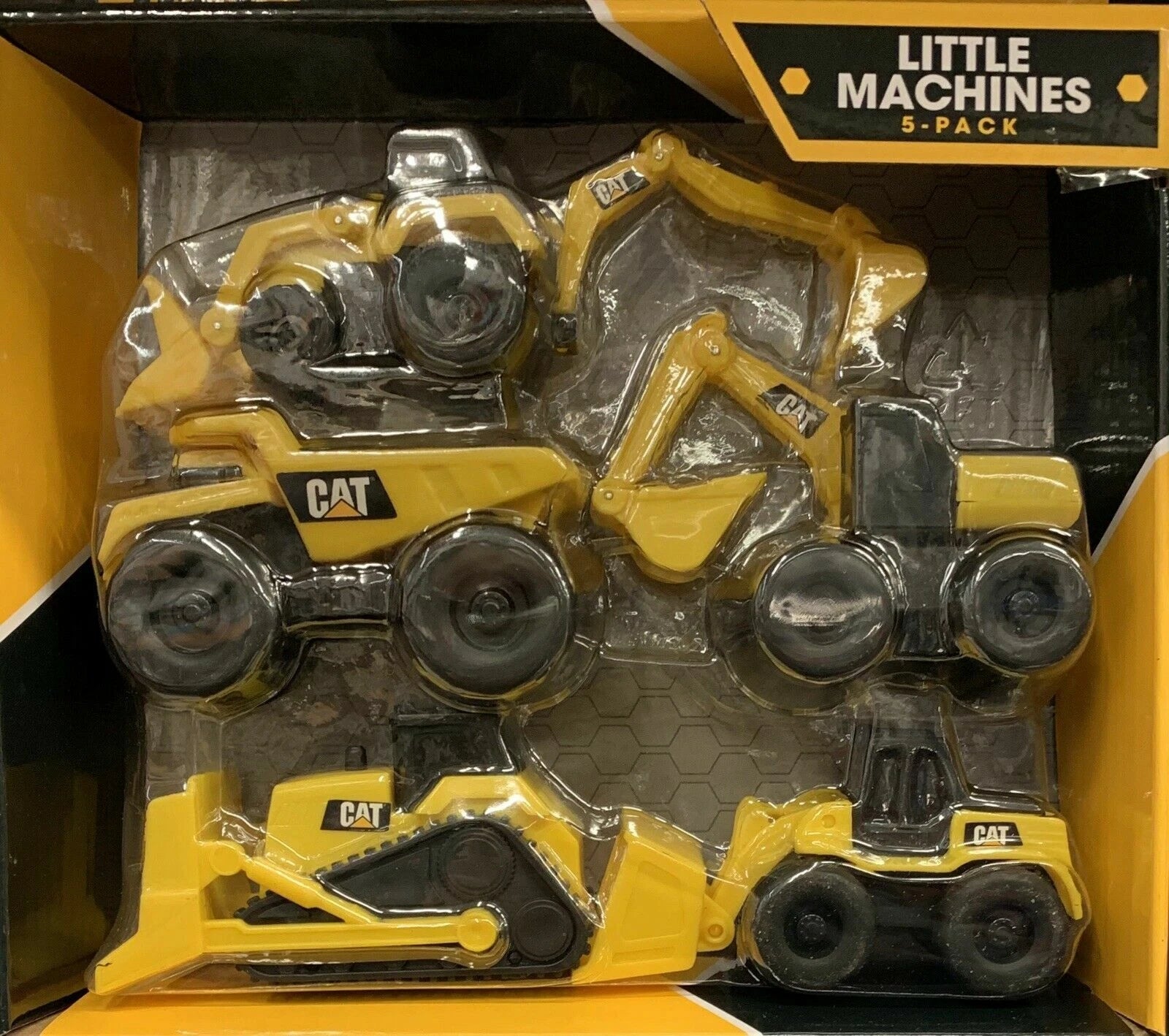 5 Pack Trucks for CAT Caterpillar Little Machines
