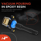 6X Blue Ignition Coil for BMW 320i 2001–2005, 323Ci, X5, 528i, 530i