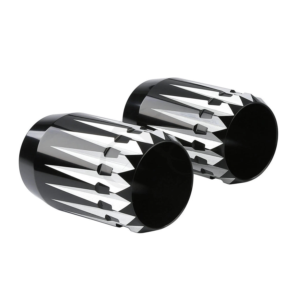 Aluminum Upper Fork Slider Covers for Harley Road King Electra Glide (1984–2013)