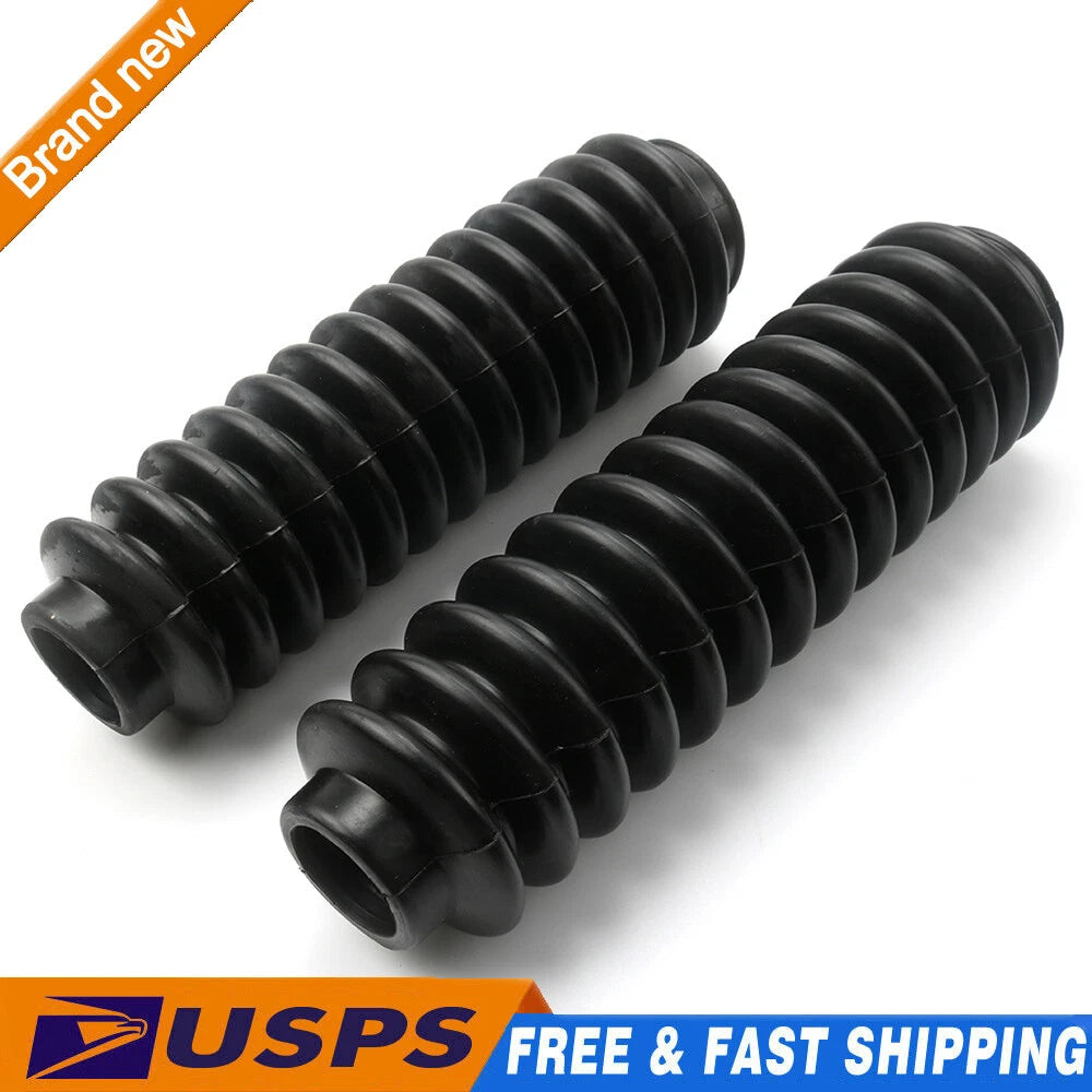 Fork Boots for Honda ATC 250SX (1985–1987) - Black, Pair