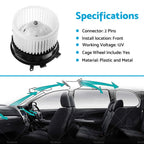 Blower Motor Fan Heater for Nissan X-Trail T31 (2007–2014) Dualis J10