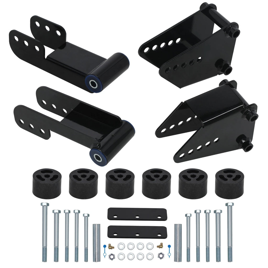2" Front 2-5" Rear Body Lift Kit for Chevy Astro GMC Safari AWD (1996–2005)