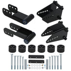 2" Front 2-5" Rear Body Lift Kit for Chevy Astro GMC Safari AWD (1996–2005)