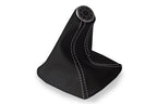 Manual Shift Boot Cover for Toyota Celica (2000–2005) Carbon Fiber White Stitch