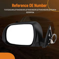 Driver Side Mirror for Toyota Highlander (2008–2013) TO1320245