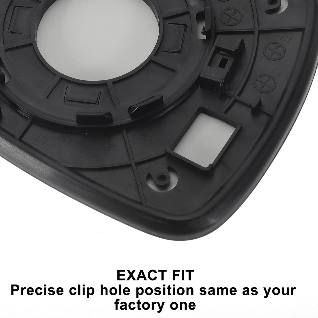 Left Side White Mirror Glass for Dacia Elantra (2011–2013)