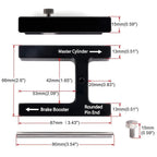 Master Cylinder Push Rod Length Gauge Tool for Brake Booster Adjustment