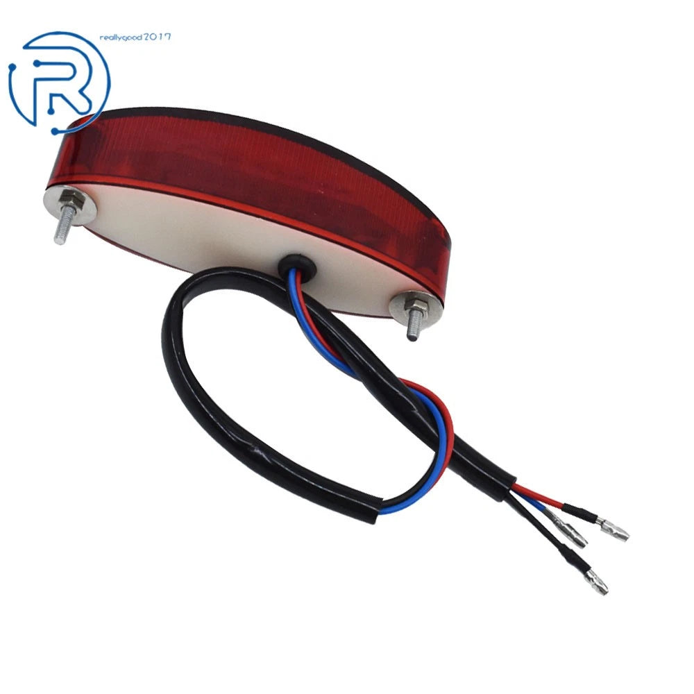 LED Brake Stop Running Tail Light for Universal Motorcycle Bobber ATV Dirt Bike