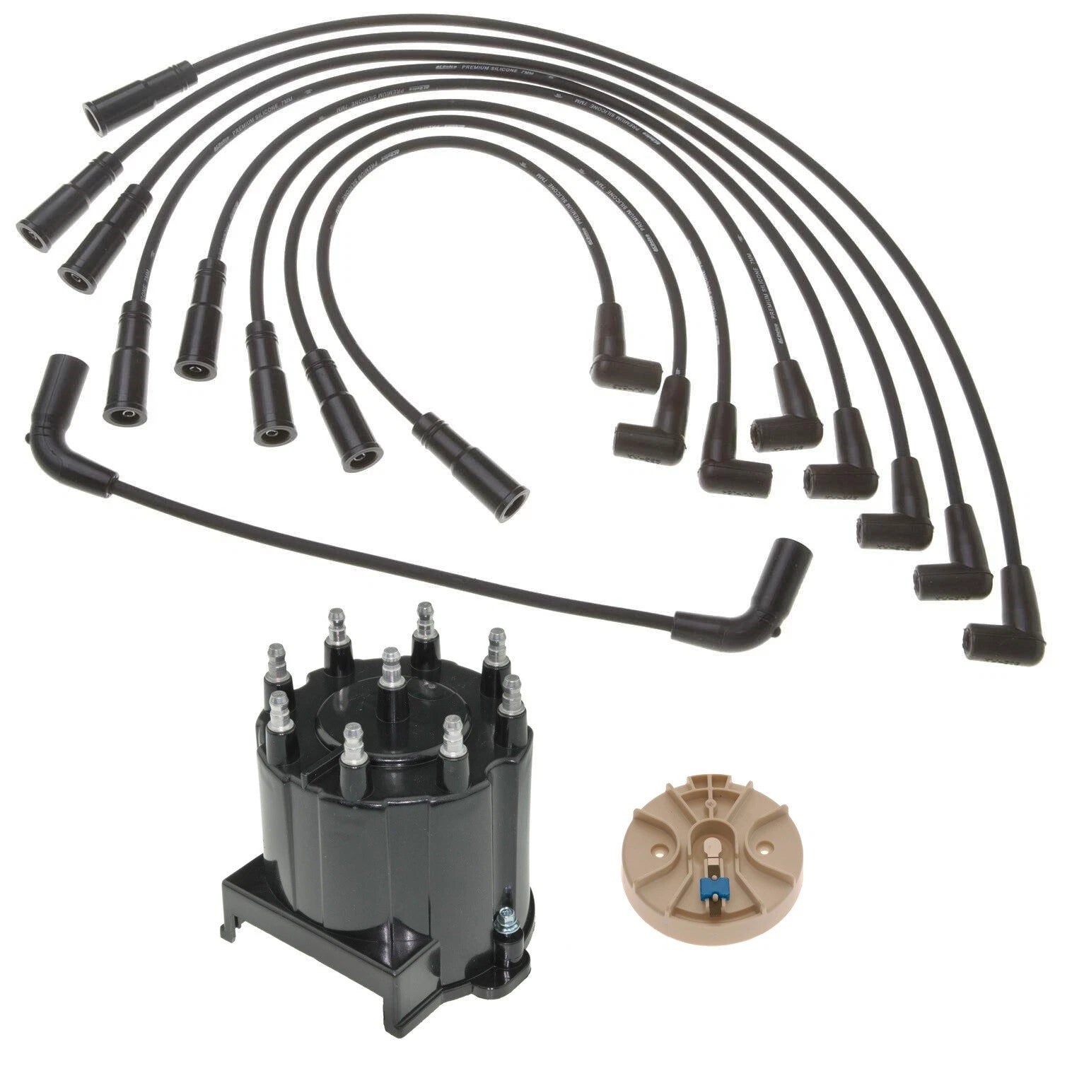 Distributor Cap, Rotor & Wires Kit for GMC G3500 (1996–2002)