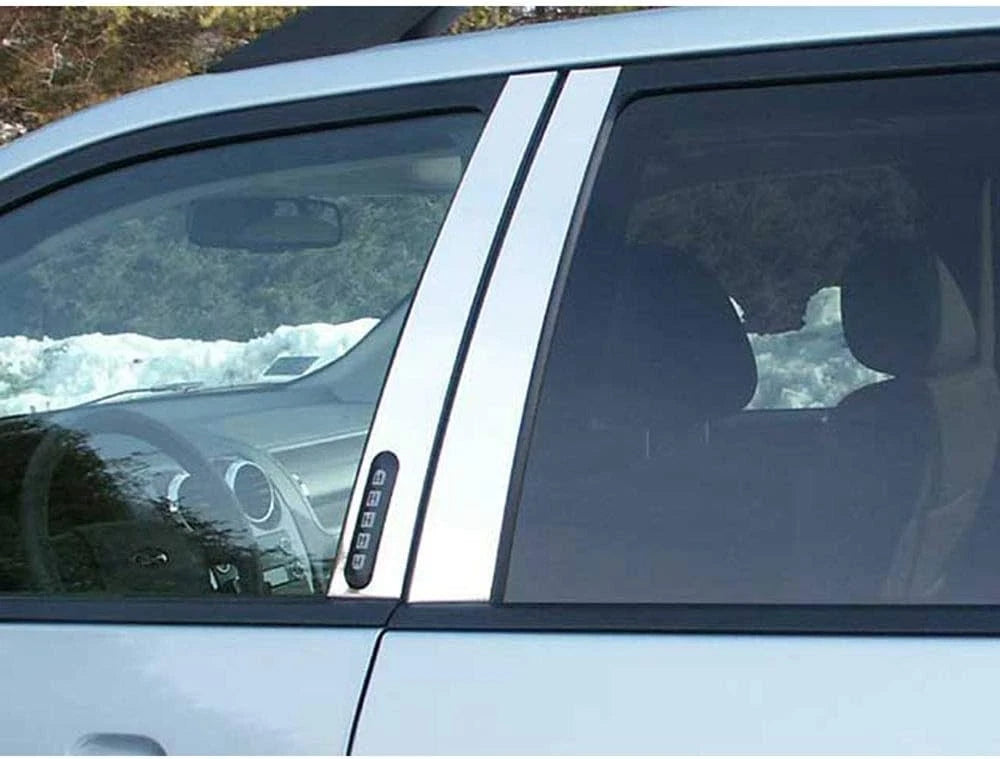 4pc. Luxury FX Stainless Pillar Posts w/Kpad Cutout for 2008-2009 Ford Taurus X