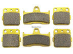 Front & Rear Brake Pads for Yamaha YFM 660 Grizzly Hunter (2002–2008)