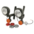 Set of 2 Fog Light Housing Brackets for Harley Touring (1994–2024)