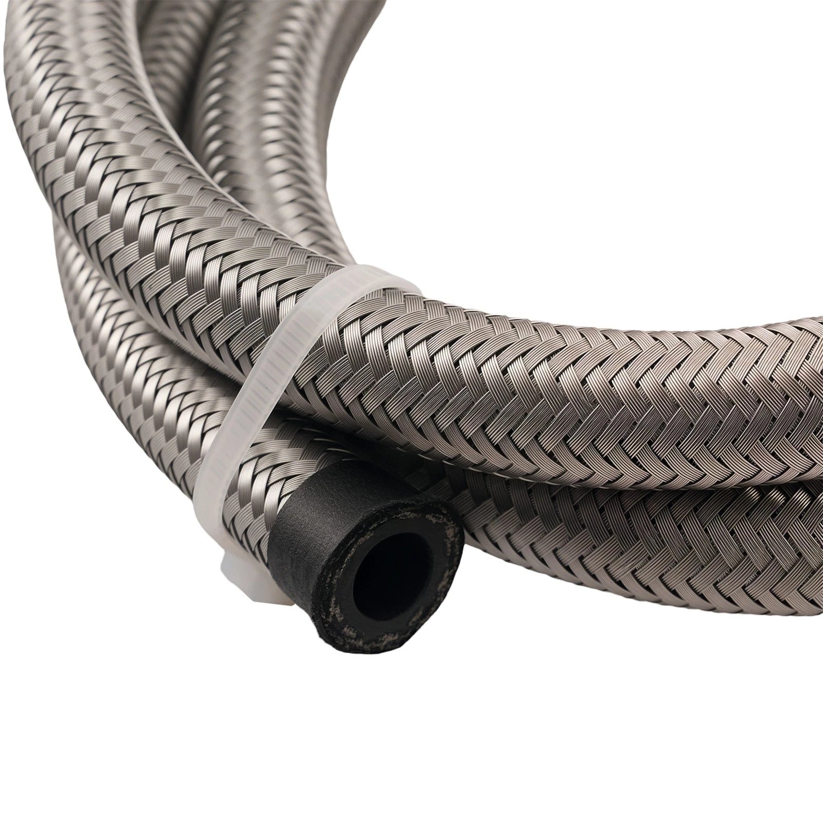 3FT Stainless Steel Power Steering Pump Hose for Universal Applications