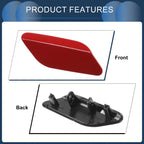 Front Right Washer Nozzle Cover Cap for Volkswagen Jetta A6 (2011–2014) Red