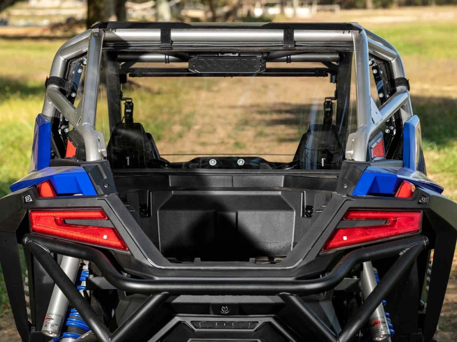 Light Tint Polycarbonate Vented Rear Windshield for Polaris RZR PRO R (2020–2023)