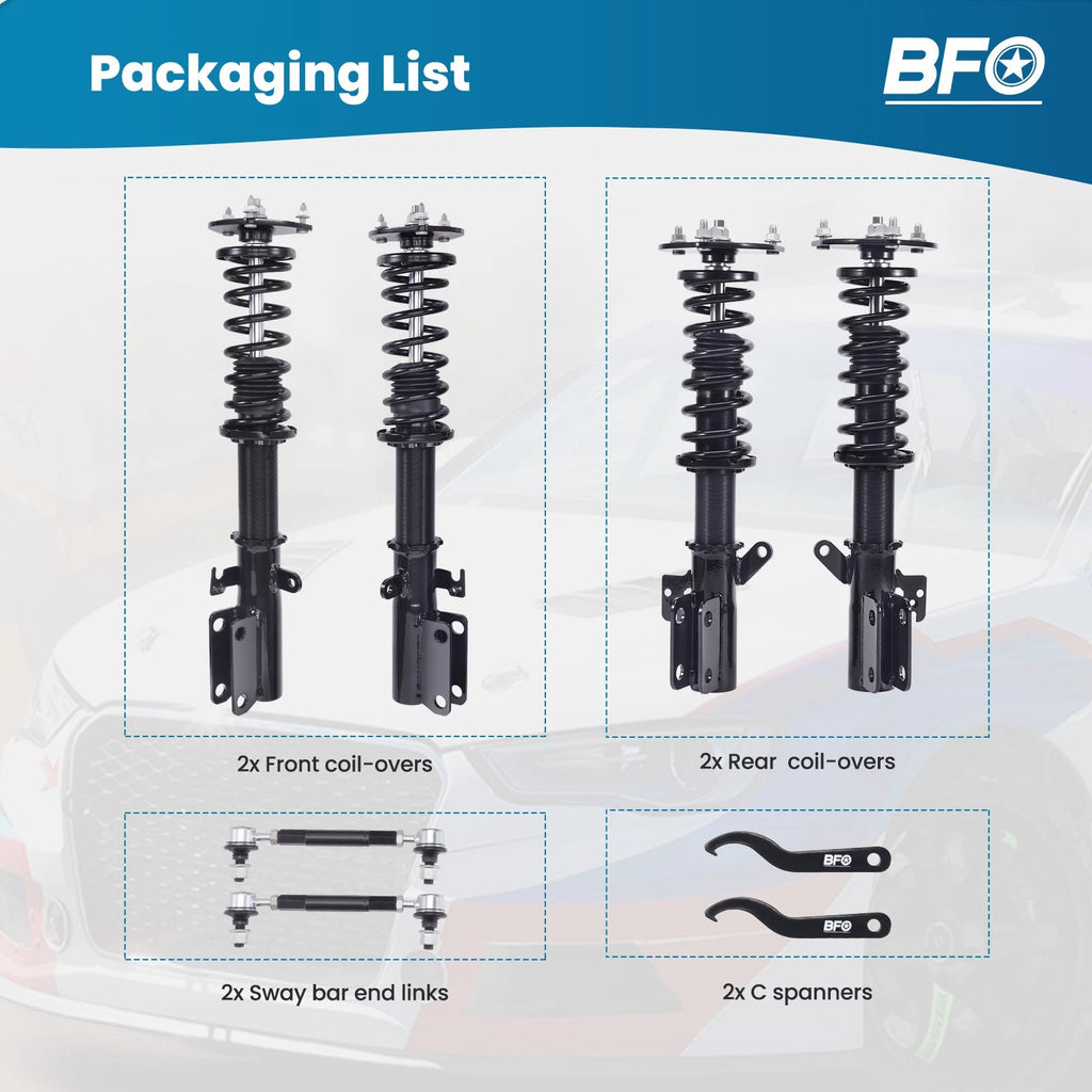Adjustable Coilovers Shocks for Toyota Camry (2007–2011)