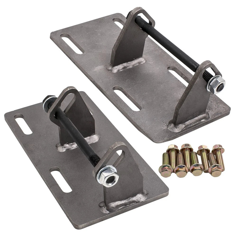 Engine Mount Adapter Plates Swap Kit for Chevrolet C10 LSx LS1 LS2 LQ9 1973-1987