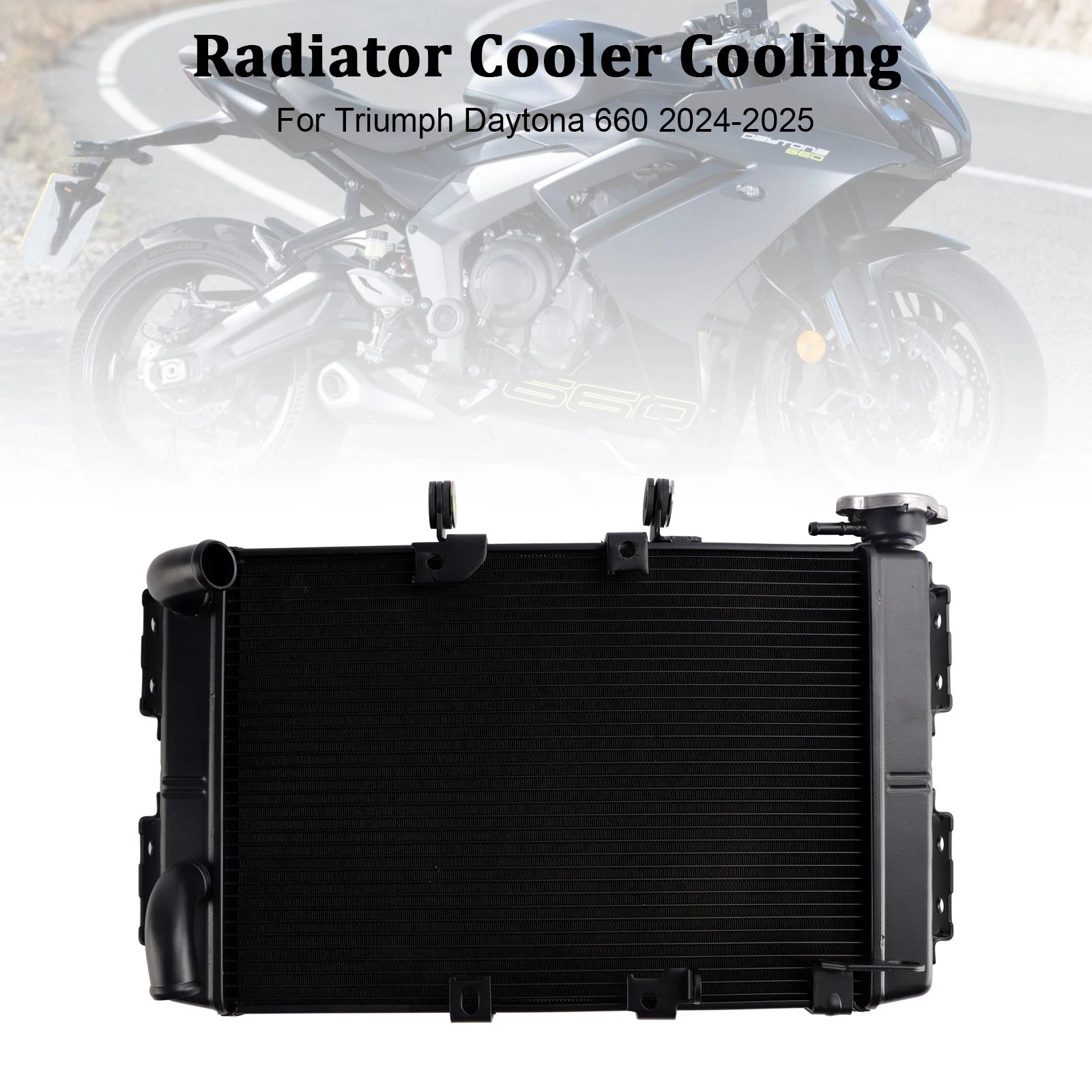 Radiator Cooling Engine Cooler for Daytona 660 (2024–2025)