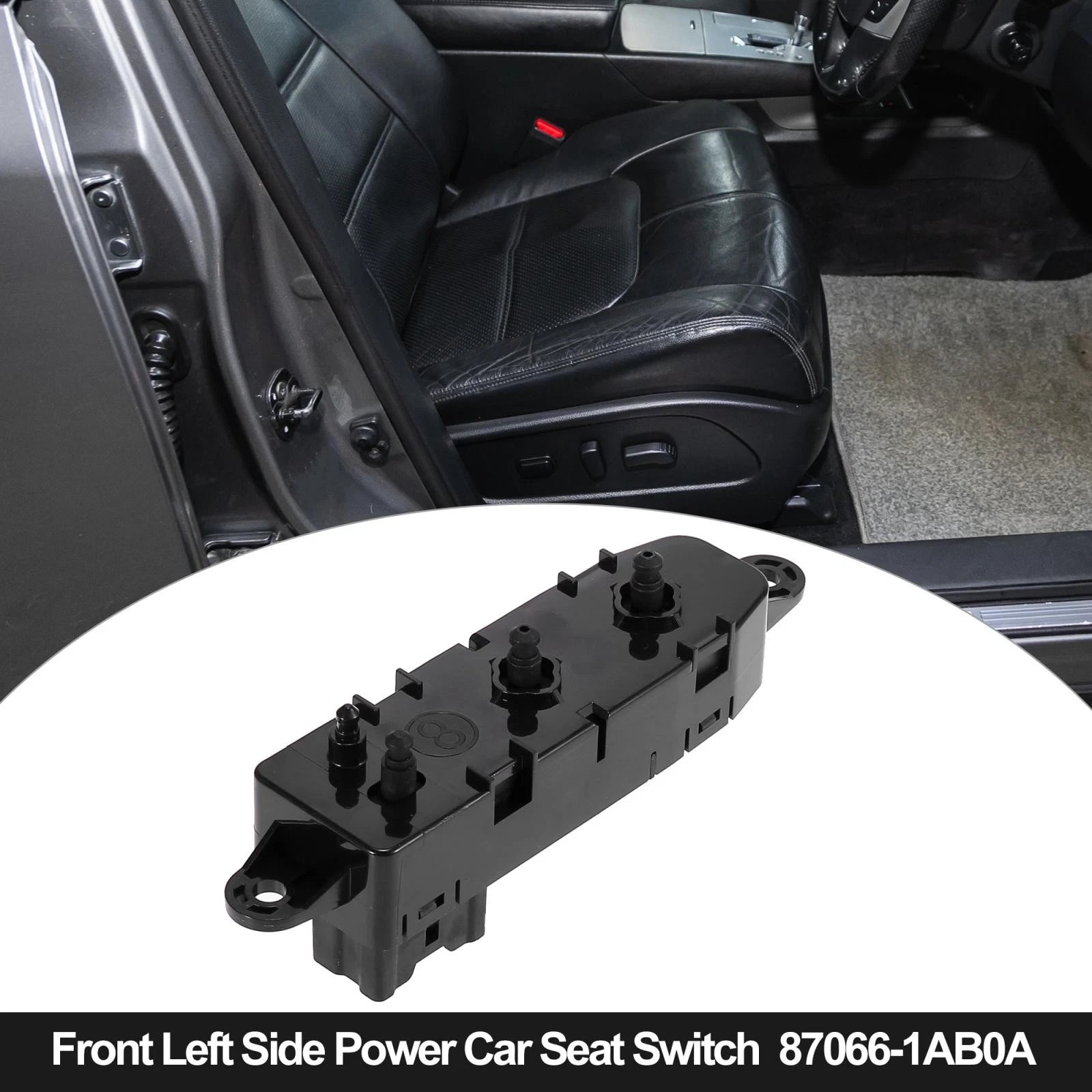 Front Left 8 Way Power Seat Switch for Nissan Pathfinder (2013–2020) 87066-1AB0A