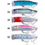 10g Popper Fishing Lure with 3D Eyes for Enhanced Attraction
