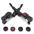 Black Skull Zombie Brake Levers for Harley Forty Eight XL1200X Iron 883 (2010–2023)