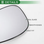 Left Side Heated Convex Mirror Glass for Ford Ka (2008–2017) 639664013028
