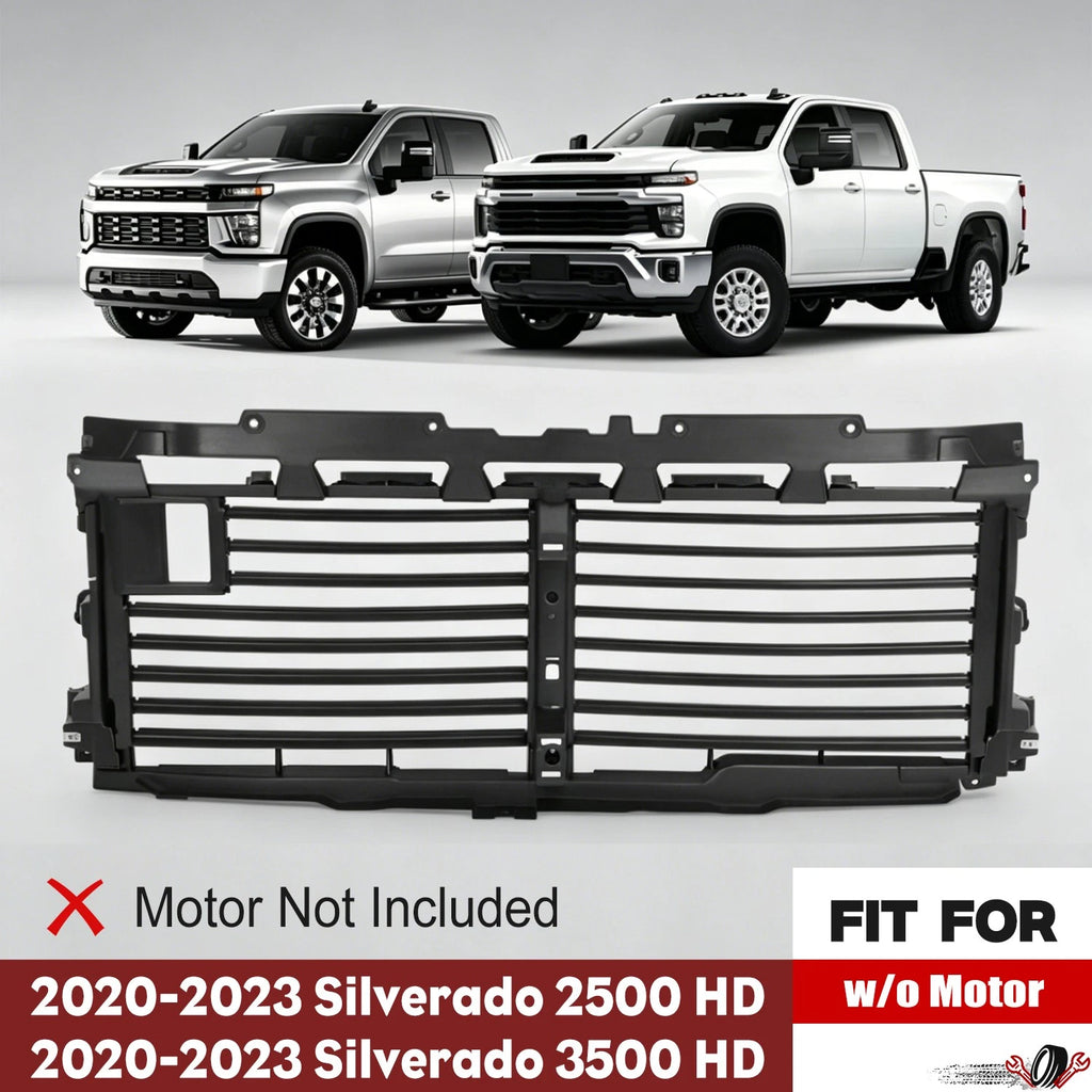 Upper Air Radiator Grille Shutter for Chevrolet Silverado 2500/3500 HD (2020–2023)
