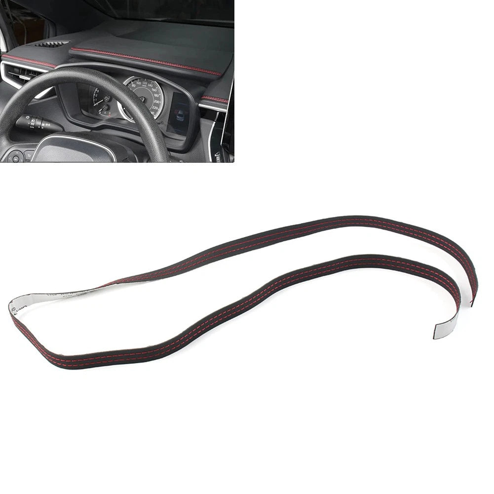 Universal Car Moulding Trim Braid Decorative Line Strip Red for