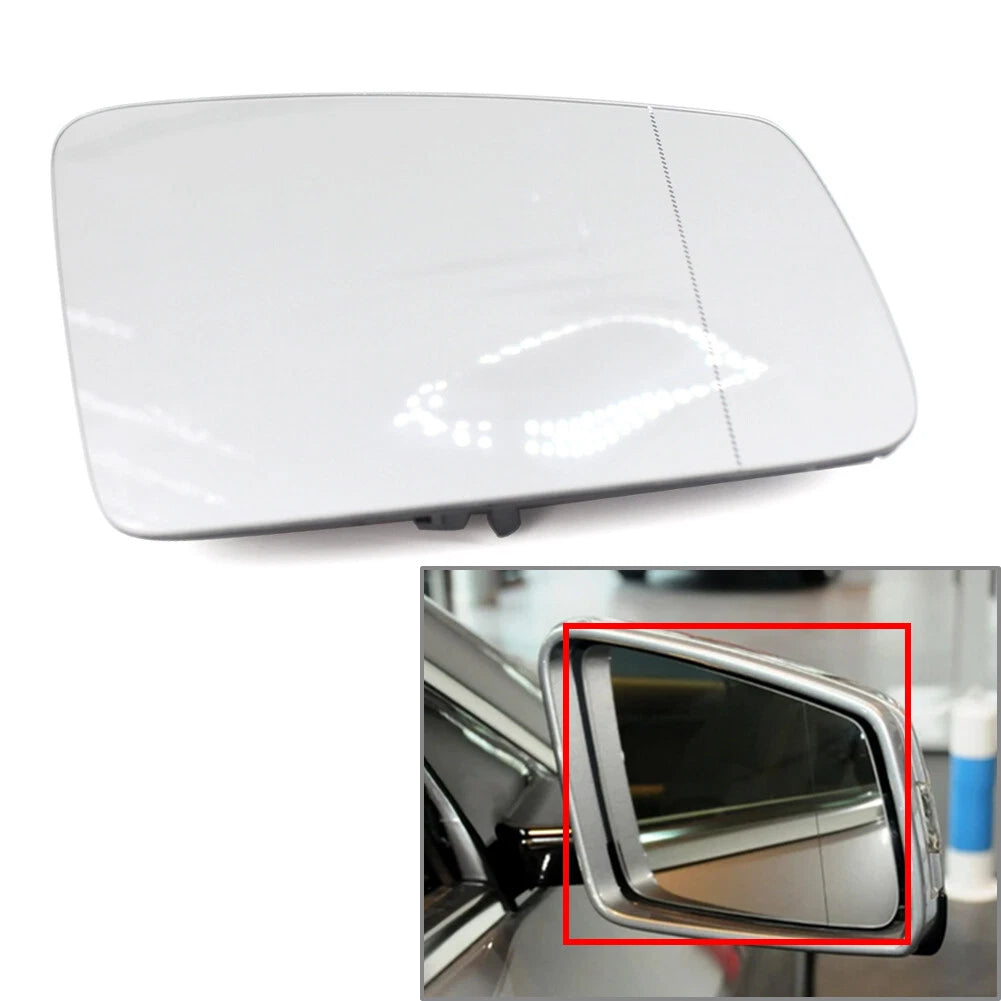Right Rearview Mirror Glass for Mercedes Benz C E S GLK CL CLS W204 W212