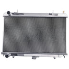 2 Row Aluminum Radiator for Nissan 240sx (1995–1997) CC1751 1751 Downflow