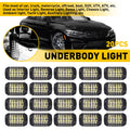 Set of 4 LED Rock Lights for Universal Vehicles (Waterproof)
