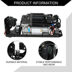 Air Suspension Compressor with Bracket Valve for BMW 730i (2009-2015)