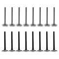 Set of 16 Intake & Exhaust Valves for Suzuki Aerio Esteem Sidekick Tracker (L4)