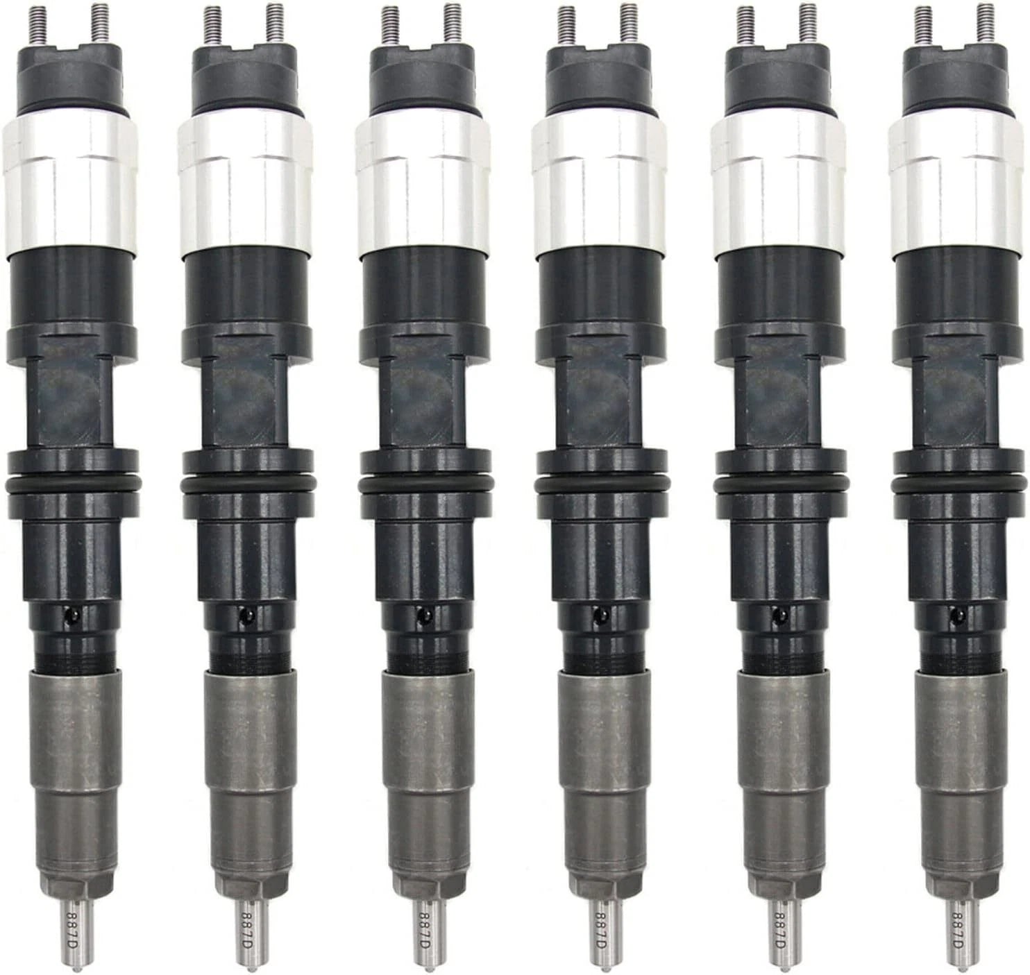 6X Fuel Injector 095000-6880 RE532216 for John Deere 4045 6068 (2000–2023)