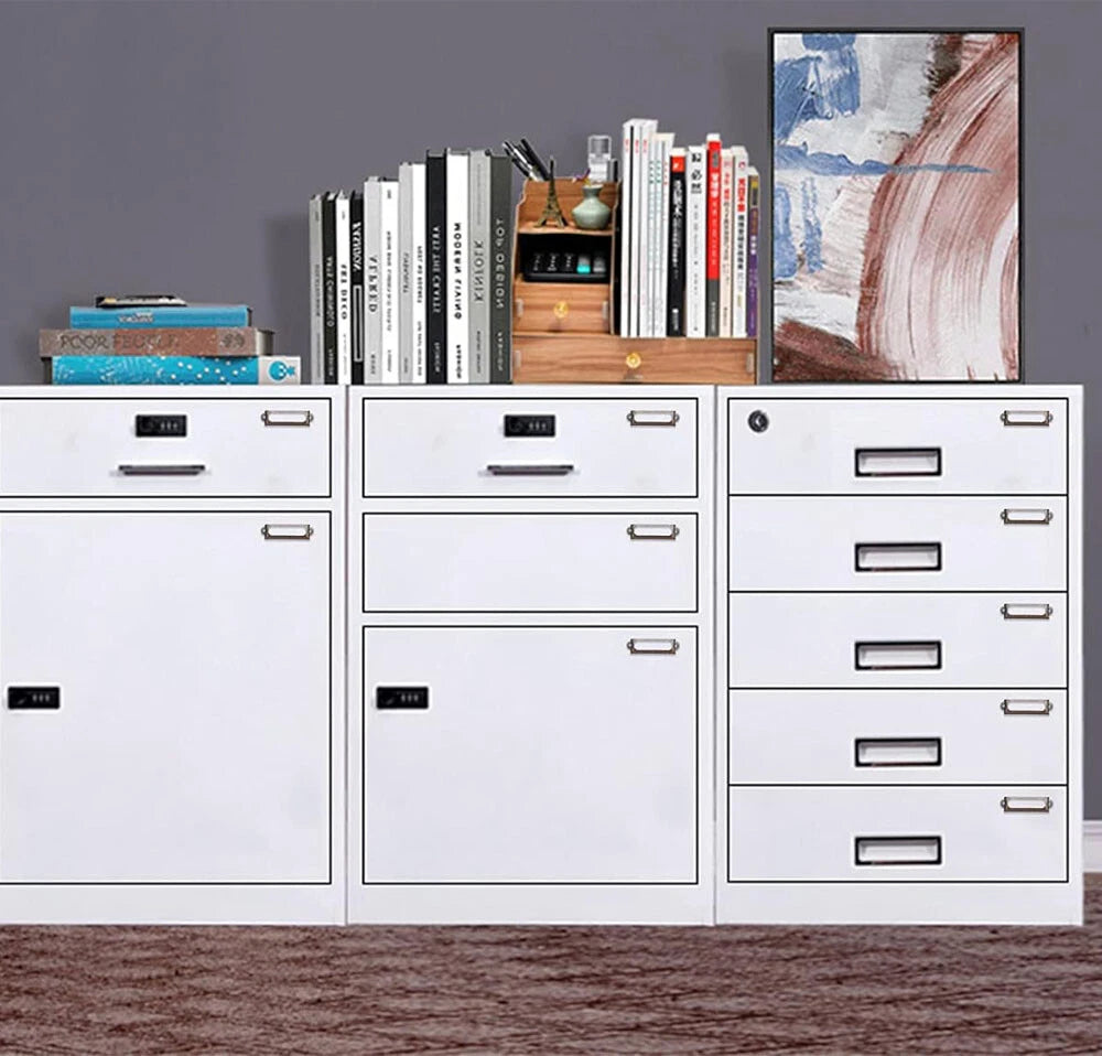 Set of 12 Metal Drawer Cabinet Label Pull Handles for