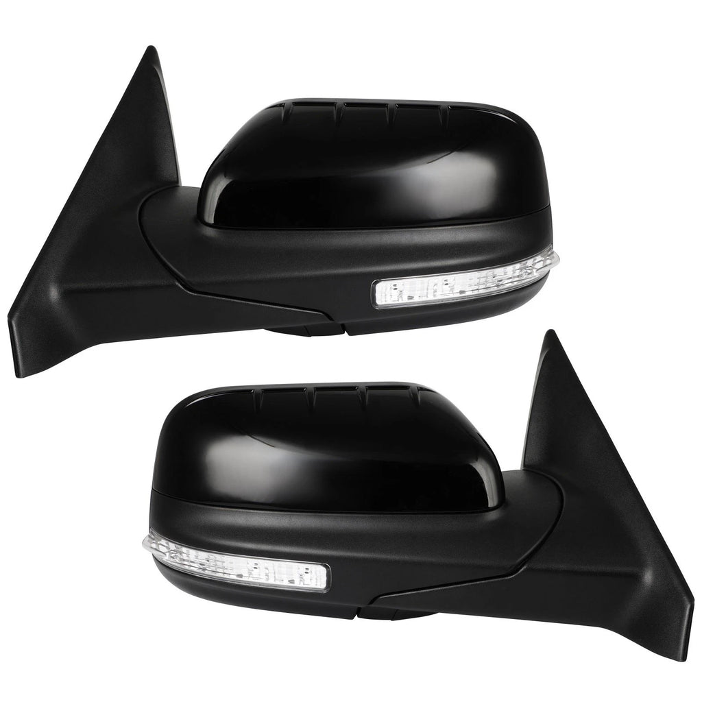 Pair Side View Mirror Signal Puddle Heated for Ford Explorer (2011–2015) 7 PIN
