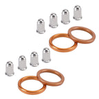 Exhaust Gaskets Nut Kit for Honda VF VFR 500 700 750 Interceptor Magna VFR800 (1983–2009)