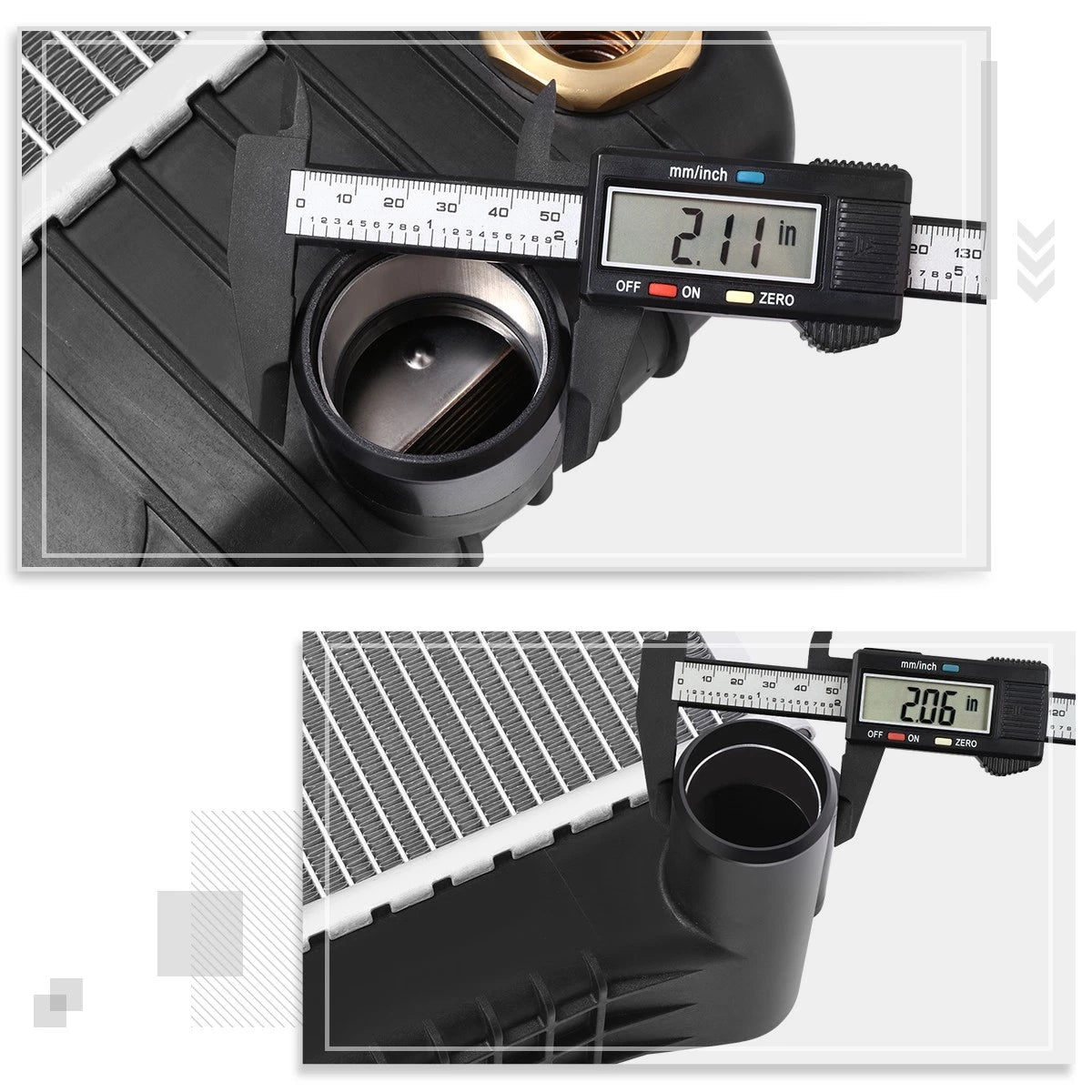 Cooling Radiator for Freightliner S2C S2 B2 (2007–2013) OE Style Aluminum Core