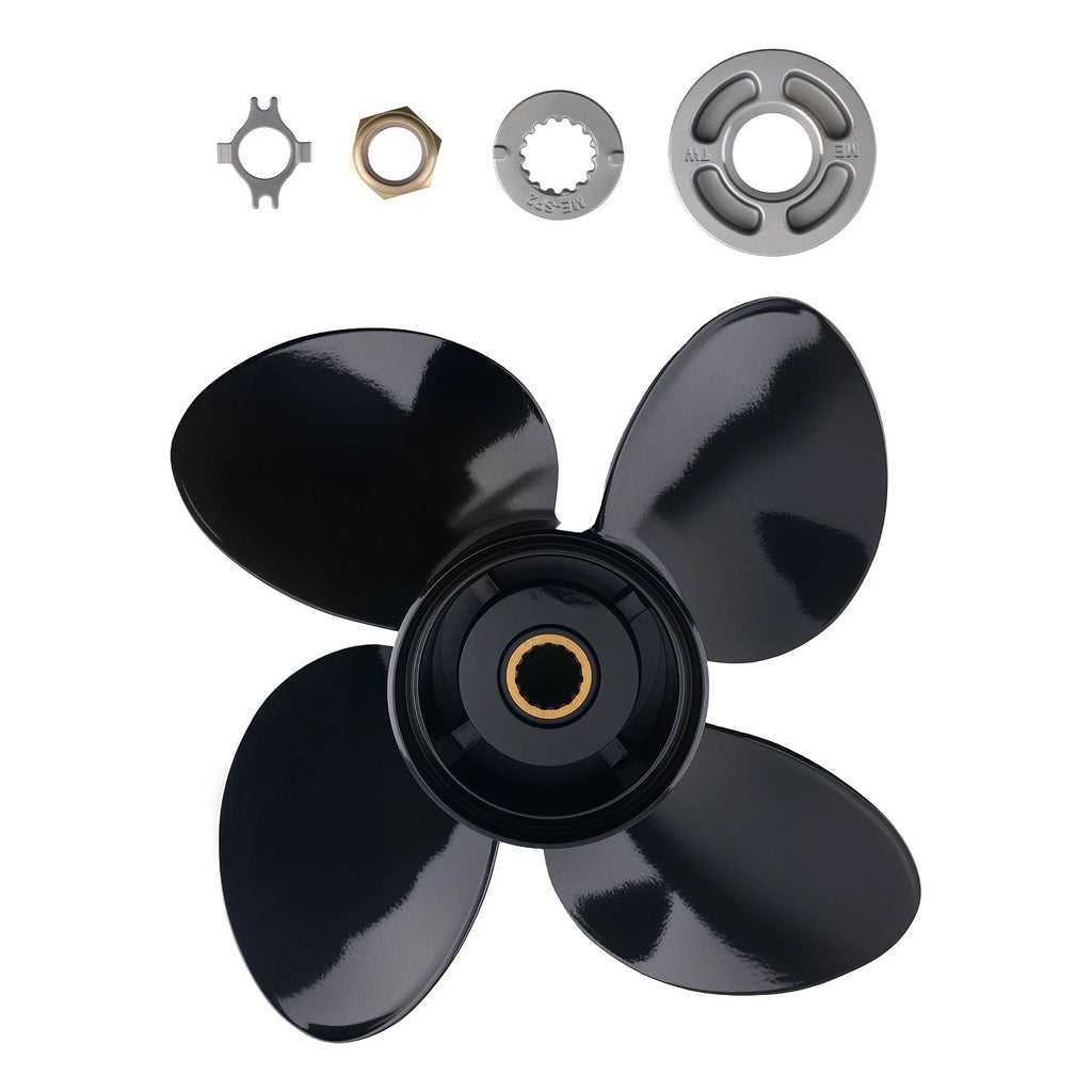 4-Blade Aluminum Propeller for Mercury 75/90/100/115HP (48-8M8026590)