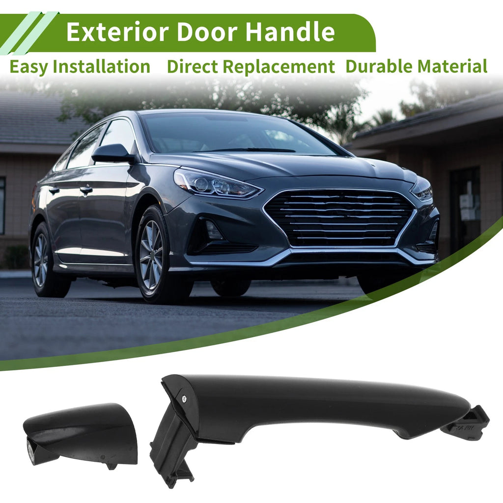 Exterior Door Handle for Kia Picanto (2011–2016) Black Rear Right