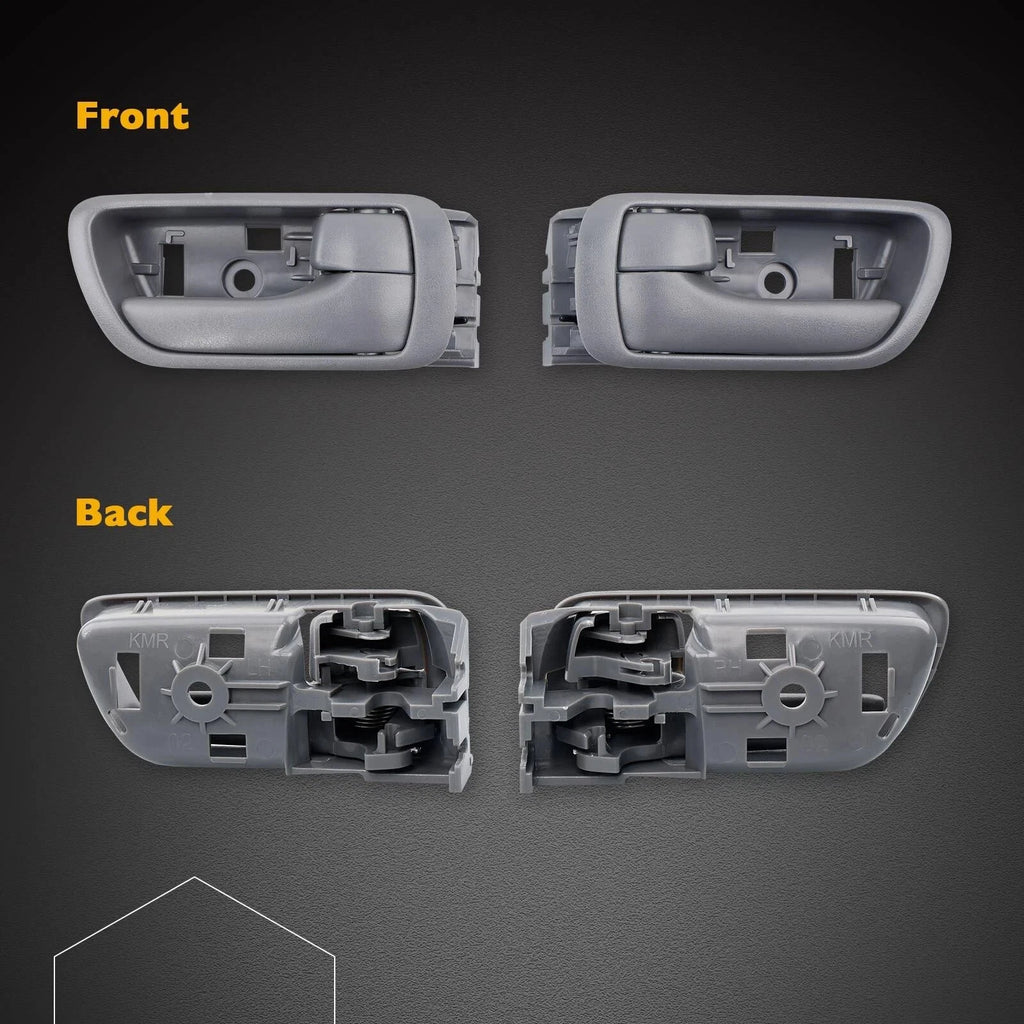 4X Grey Interior Door Handle Set for Toyota Camry (2002–2006)