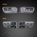 4X Grey Interior Door Handle Set for Toyota Camry (2002–2006)