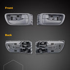 4X Grey Interior Door Handle Set for Toyota Camry (2002–2006)