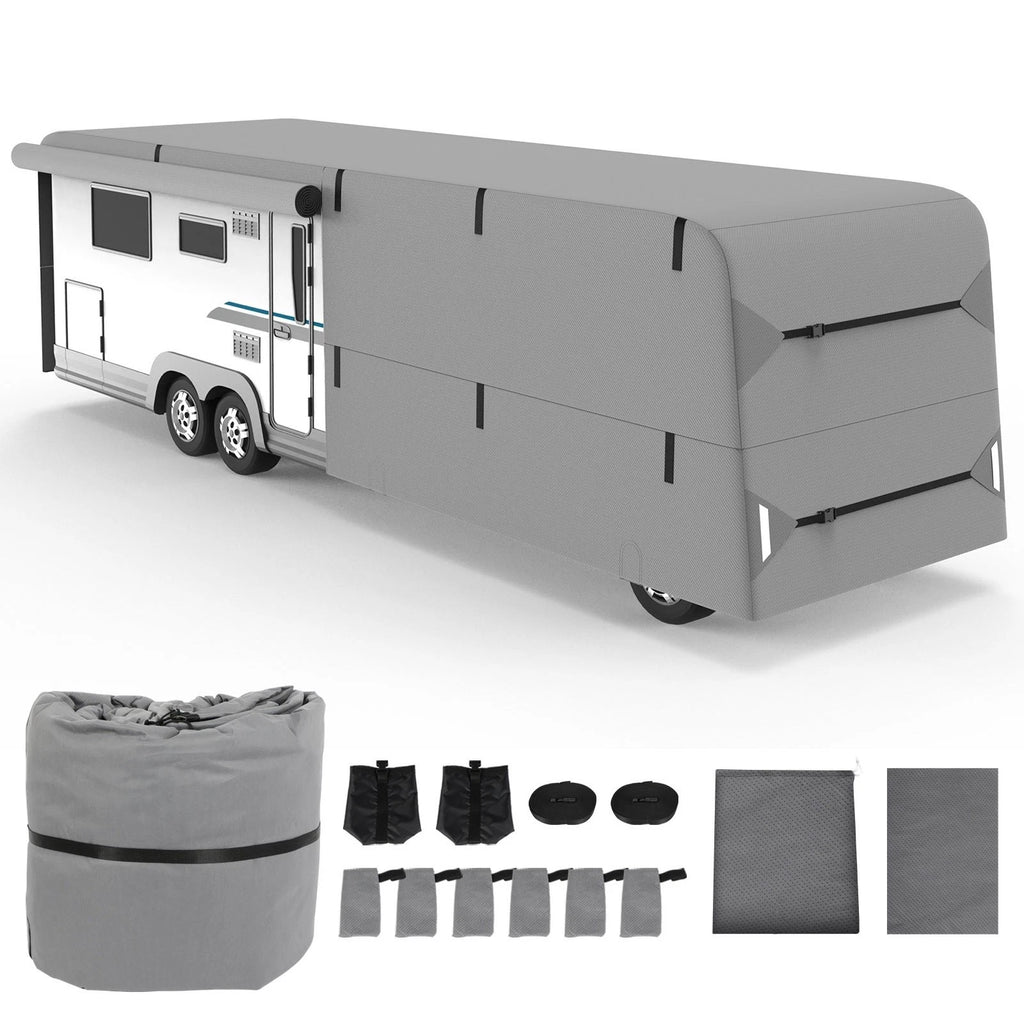 RV Cover for Class A Motorhome (31Ft-34Ft) Windproof Waterproof Non-Woven