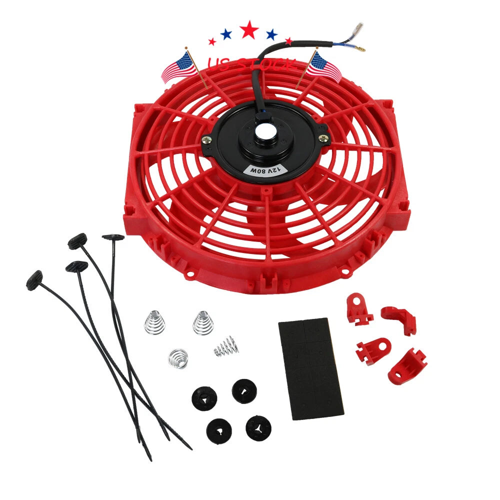 10 Inch Electric Radiator Fan for Universal Fit (12V)