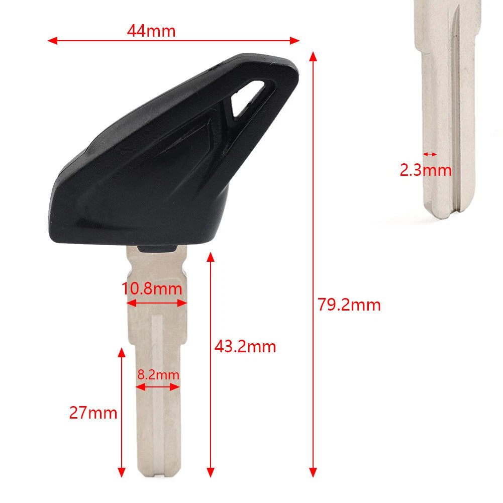 Uncut Blade Blank Key for Ducati Scrambler Icon (696–1198)